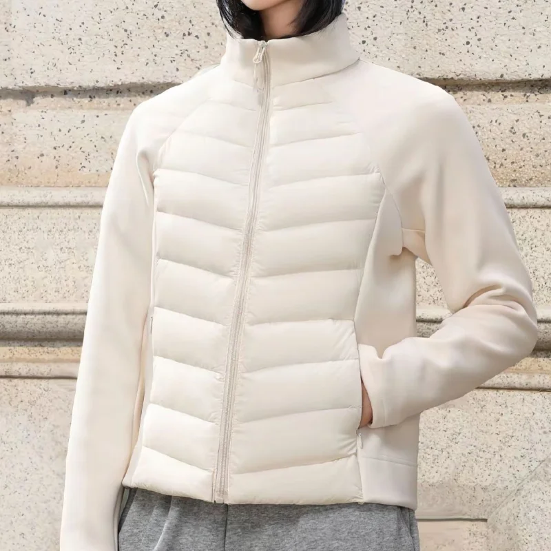 Slim Fit Splice Style Sporty Lightweight Cotton Jacket Women's Inner Polyester Filling Stand Collar Outdoor Winter Coat
Slim Fit Splice Style Sporty Lightweight Cotton Jacket Women's Inner Polyester Filling Stand Collar Outdoor Winter Coat