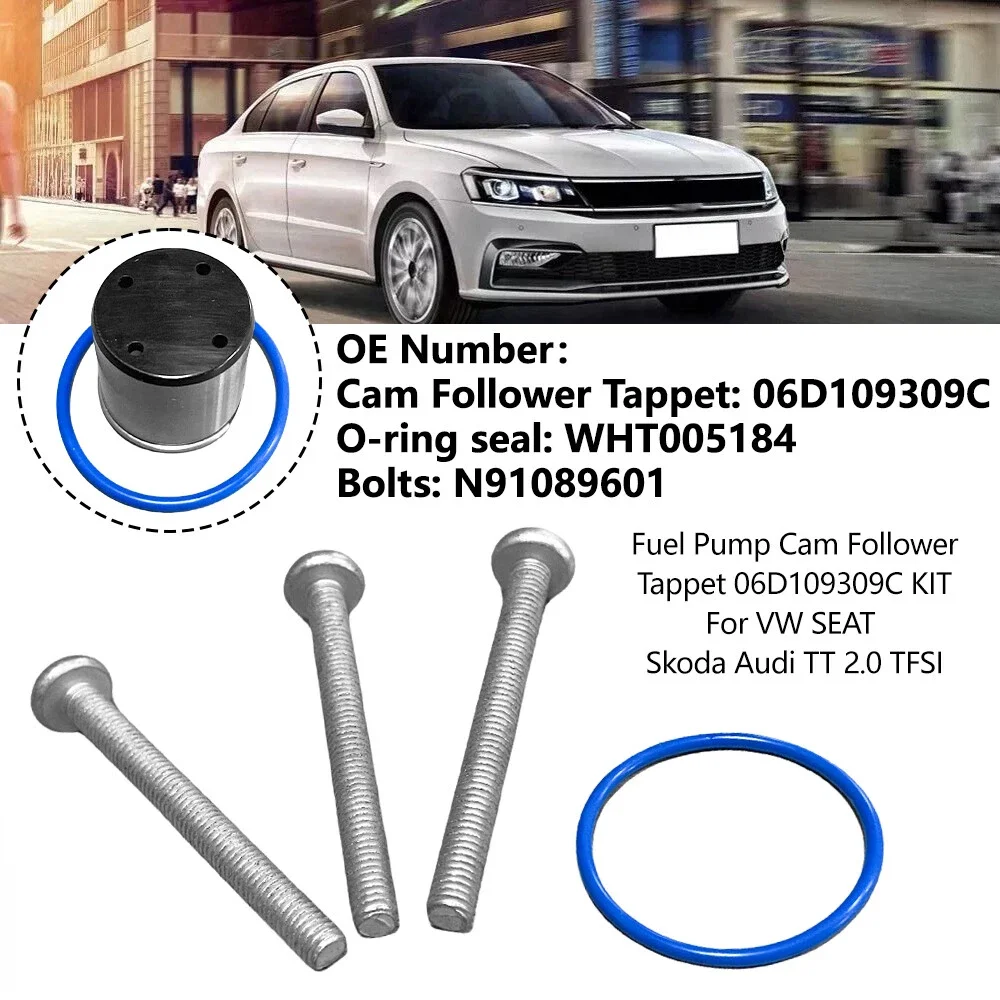 1set Car Fuel Pump Tappet Cam Camshaft Follower Fuel Pump Cam Follower Tappet Seal + Oring Kit For Audi TT 2.0 TFSI 2.0 FSI TTS
1set Car Fuel Pump Tappet Cam Camshaft Follower Fuel Pump Cam Follower Tappet Seal + Oring Kit For Audi TT 2.0 TFSI 2.0 FSI TTS