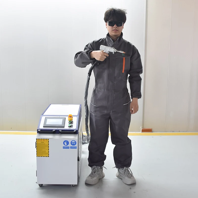 1.5kw 2kw 3kw Raycus Max RECI Handheld Fiber Laser Welding Cleaning Machine 4 in 1 for Metal Steel Factory Price
1.5kw 2kw 3kw Raycus Max RECI Handheld Fiber Laser Welding Cleaning Machine 4 in 1 for Metal Steel Factory Price