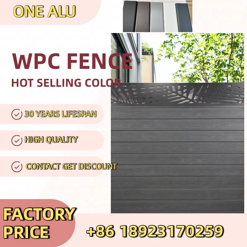 High Grade Light LuxuryFence Composite Wood Garden WPC Fence Panels Low Maintenance Full and Half Privacy Fence
High Grade Light LuxuryFence Composite Wood Garden WPC Fence Panels Low Maintenance Full and Half Privacy Fence