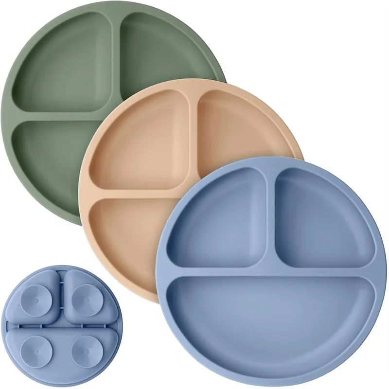 Children's Silicone Dinner Plate Integrated Anti-drop Suction Cup Bowl Baby Training Cutlery Set Compartment Dinner Plate
Children's Silicone Dinner Plate Integrated Anti-drop Suction Cup Bowl Baby Training Cutlery Set Compartment Dinner Plate