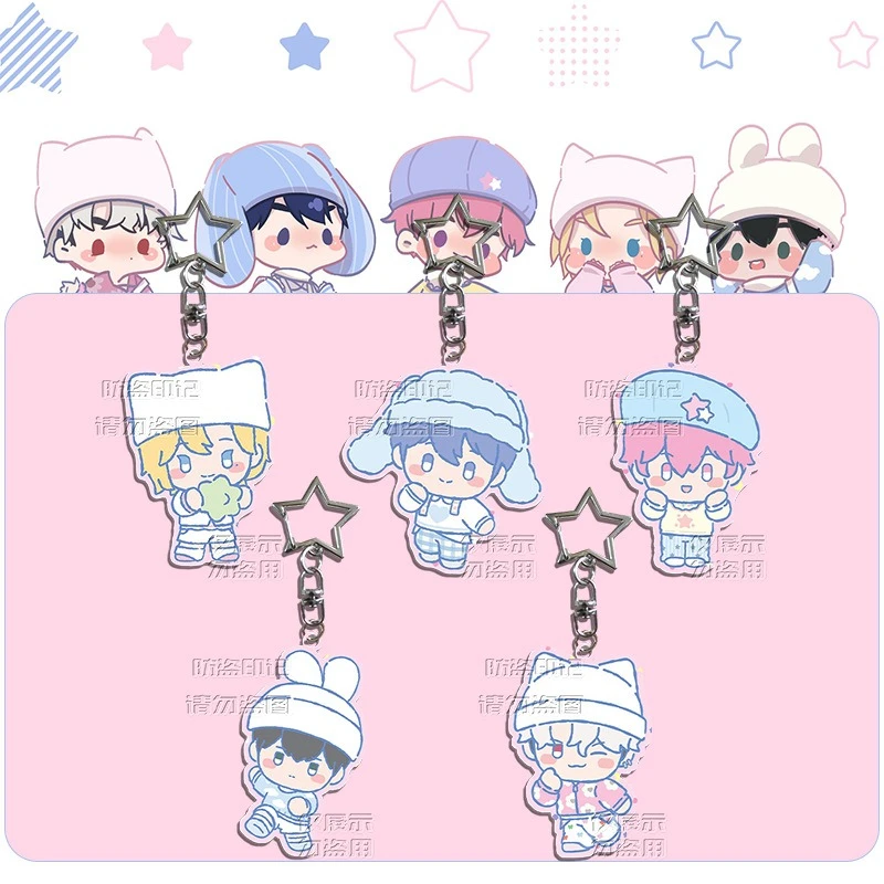 5pcs/set Kpop PLAVE PLBBUU Keychain NOAH BAMBY HAMIN Character Printing Acrylic Printing Square Pendant Bag Accessories Keyrings
5pcs/set Kpop PLAVE PLBBUU Keychain NOAH BAMBY HAMIN Character Printing Acrylic Printing Square Pendant Bag Accessories Keyrings