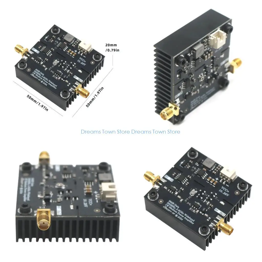 HX6A 0.3-2.8GHz Broadband Power Amplifiers 1W Output For Radio Projects
HX6A 0.3-2.8GHz Broadband Power Amplifiers 1W Output For Radio Projects
