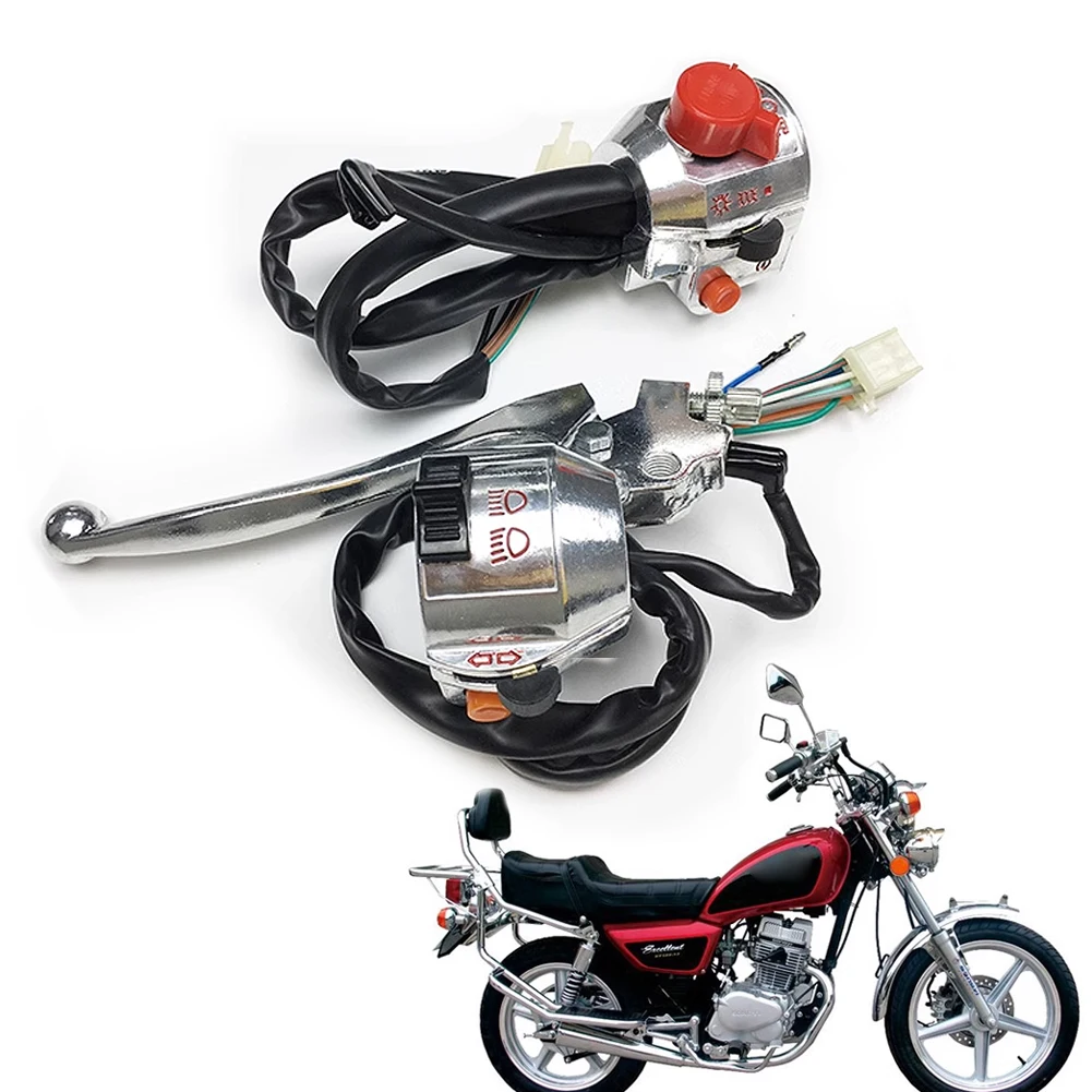 Mortorcycle Left and Right Handle Switch Brake Clutch Lever Switch Assembly For Honda CM125 7/8" 22cm
Mortorcycle Left and Right Handle Switch Brake Clutch Lever Switch Assembly For Honda CM125 7/8" 22cm