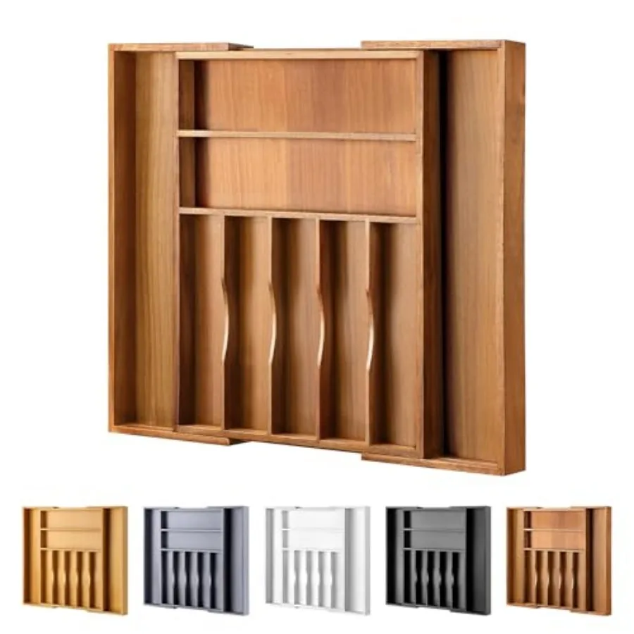 Large Premium Silverware Organizer - Drawer Organizer and Utensil Organizer - 1"x1." Cutlery Tray with Dividers for Kitchen Ute
Large Premium Silverware Organizer - Drawer Organizer and Utensil Organizer - 1"x1." Cutlery Tray with Dividers for Kitchen Ute