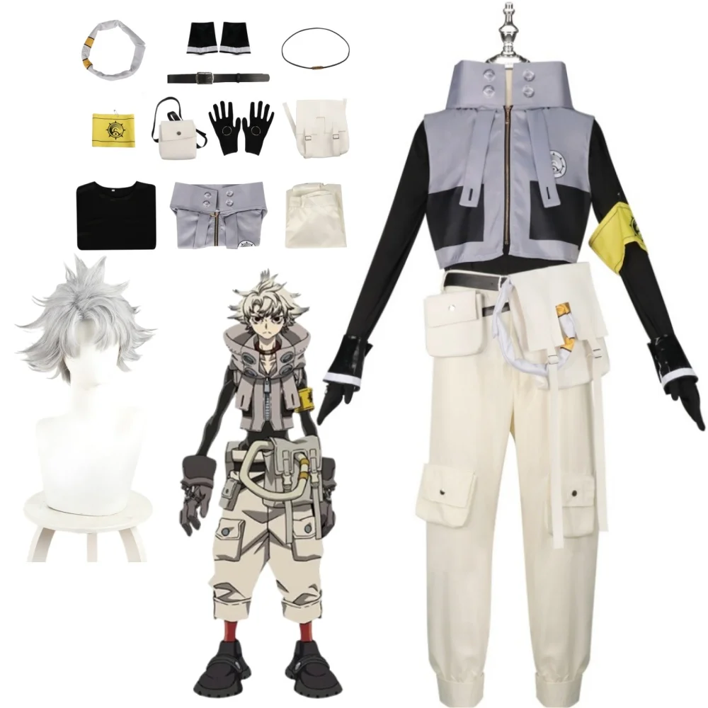 GACHIAKUTA Rudo Cosplay Costume AKUTA Rudo Top Pants Waist Bag Wig Suits Halloween Christmas Role Playing Costume
GACHIAKUTA Rudo Cosplay Costume AKUTA Rudo Top Pants Waist Bag Wig Suits Halloween Christmas Role Playing Costume