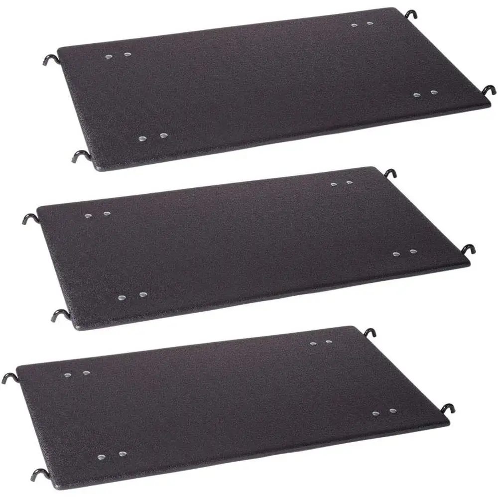 Durable Plastic Cat Cage Platforms - Set of Three, 23L x 11.75W x 0.5H
Durable Plastic Cat Cage Platforms - Set of Three, 23L x 11.75W x 0.5H