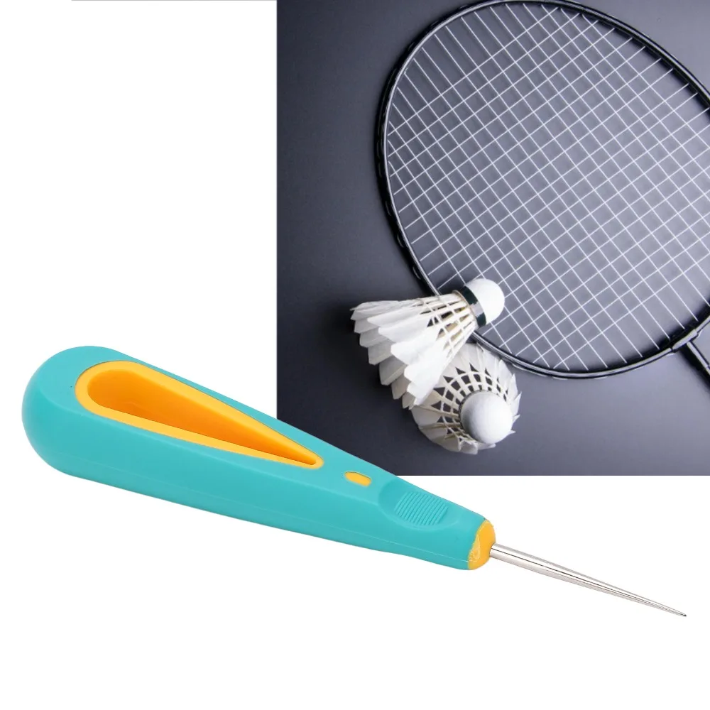 Silicone Handle Stringing Straight Awl 13.7cm SteelAwl Racket Stringing Tool Blue Green Racquet Stringing Awl Hole Guide
Silicone Handle Stringing Straight Awl 13.7cm SteelAwl Racket Stringing Tool Blue Green Racquet Stringing Awl Hole Guide