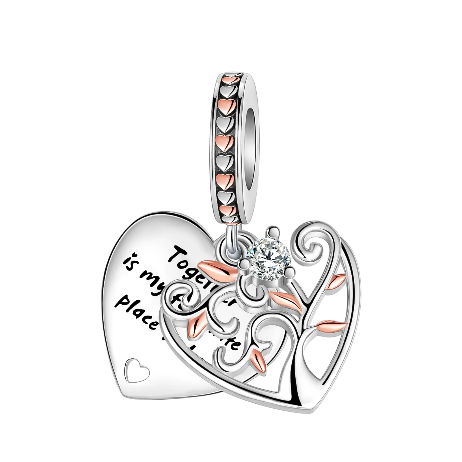 925 sterling silver rose gold tree of life pendant charms fit original Pandora bracelet charm beads necklace Diy female jewelry
925 sterling silver rose gold tree of life pendant charms fit original Pandora bracelet charm beads necklace Diy female jewelry