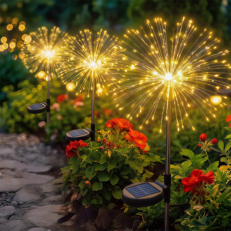 1Pcs Solar LED Firework Light Outdoor Decoration Copper Wire Fairy Lawn Pathway Garden Christmas Decor
1Pcs Solar LED Firework Light Outdoor Decoration Copper Wire Fairy Lawn Pathway Garden Christmas Decor