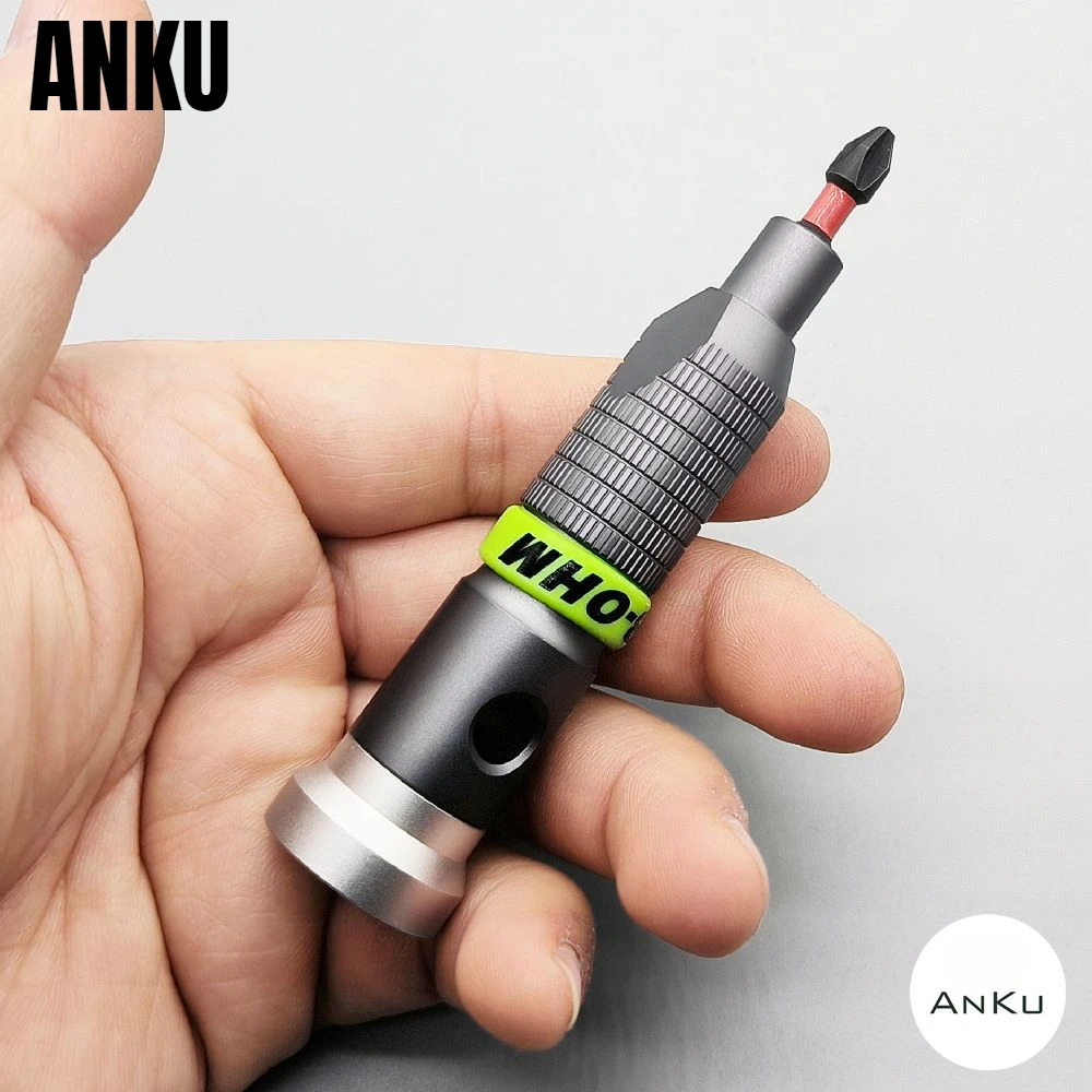 ANKU Precision Screwdriver Bit Set Repair Tool Kit Magnetic 6.35mm Bit All Aluminum Screw Driver Tip Mini Tools 360° Rotation
ANKU Precision Screwdriver Bit Set Repair Tool Kit Magnetic 6.35mm Bit All Aluminum Screw Driver Tip Mini Tools 360° Rotation