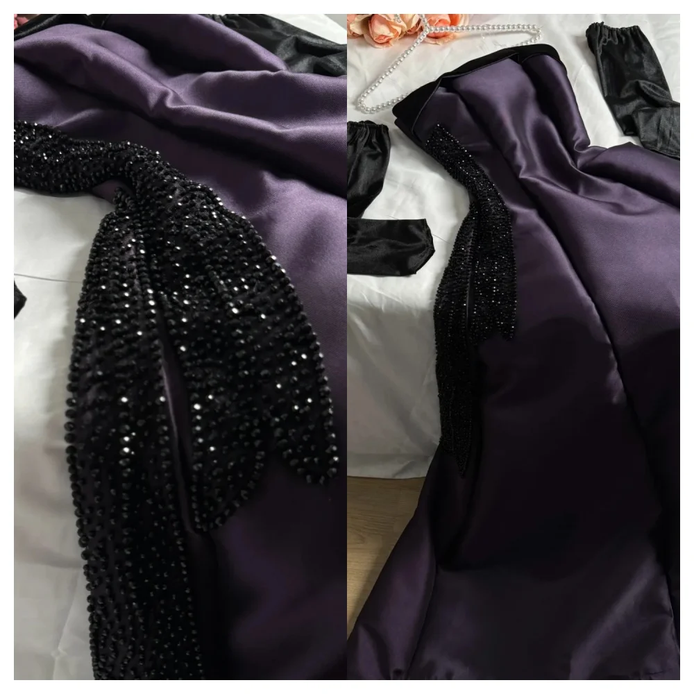 Customized Customized Simple Purple Satin Party Dress Exquisite Strapless Sleeveless Party Dress Delicate Floor Length Celebrity
Customized Customized Simple Purple Satin Party Dress Exquisite Strapless Sleeveless Party Dress Delicate Floor Length Celebrity