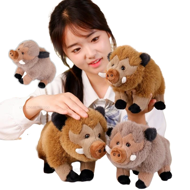 Simulation 25/30cm Wild Boar Pig Animal Stuffed Plush Toy Soft Dolls Long Hair Throw Pillow Fun Cartoon Boy Girl Christmas Gift
Simulation 25/30cm Wild Boar Pig Animal Stuffed Plush Toy Soft Dolls Long Hair Throw Pillow Fun Cartoon Boy Girl Christmas Gift
