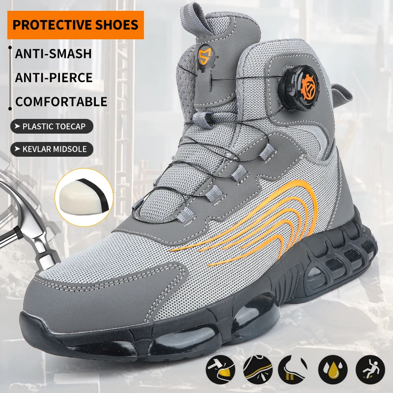 2026 Knob Button Men's and Women's Safety Shoes, Labor Shoes, Protective Shoes, Work Shoes, Industrial and Mining Boots
2026 Knob Button Men's and Women's Safety Shoes, Labor Shoes, Protective Shoes, Work Shoes, Industrial and Mining Boots