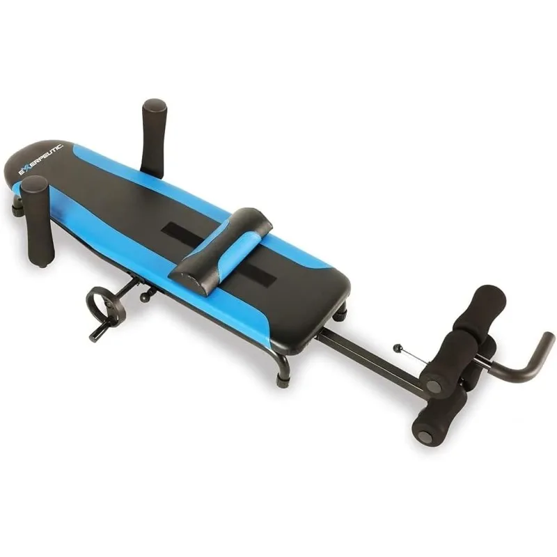 Exerpeutic Alternative Inversion Traction Table - Portable Spine Stretcher Bed for Home - 350 Lb. Capacity - Blue/Black
Exerpeutic Alternative Inversion Traction Table - Portable Spine Stretcher Bed for Home - 350 Lb. Capacity - Blue/Black