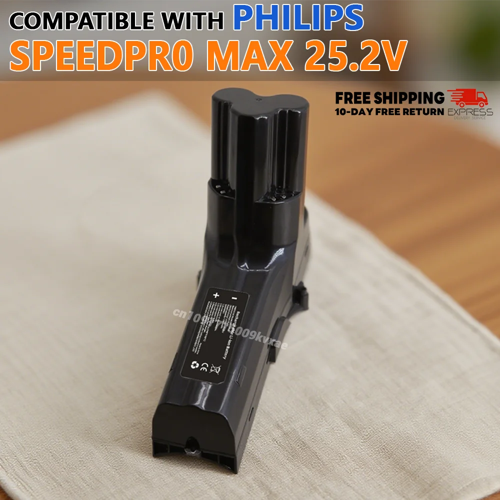 25.2V Replacement Battery For Philips SpeedPro Max Cordless Vacuum 7000/8000 Series Aqua Plus XC7057/01 XC8049/01 XC8057/011
25.2V Replacement Battery For Philips SpeedPro Max Cordless Vacuum 7000/8000 Series Aqua Plus XC7057/01 XC8049/01 XC8057/011