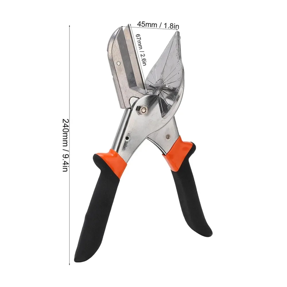 Miter Cutter Hand Shear Angle 45-135 Degree Mitre Scissor,Portable angle shear, SK-5 steel blade of miter scissor Pipe Hose Tool
Miter Cutter Hand Shear Angle 45-135 Degree Mitre Scissor,Portable angle shear, SK-5 steel blade of miter scissor Pipe Hose Tool
