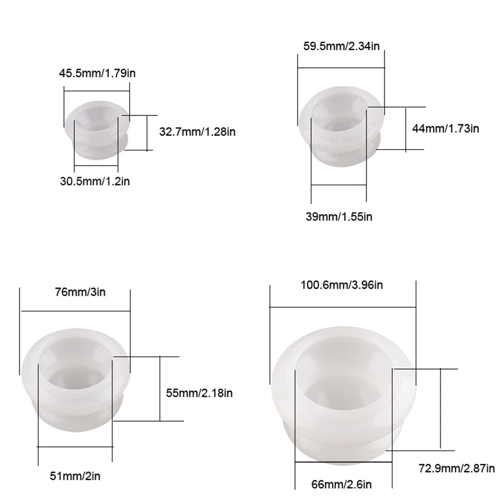 4pcs Silicone Cupping Massage Kits for Back Neck Shoulder Pain Relief Strong Adsorption Improved Blood Circulation Therapy Tools
4pcs Silicone Cupping Massage Kits for Back Neck Shoulder Pain Relief Strong Adsorption Improved Blood Circulation Therapy Tools