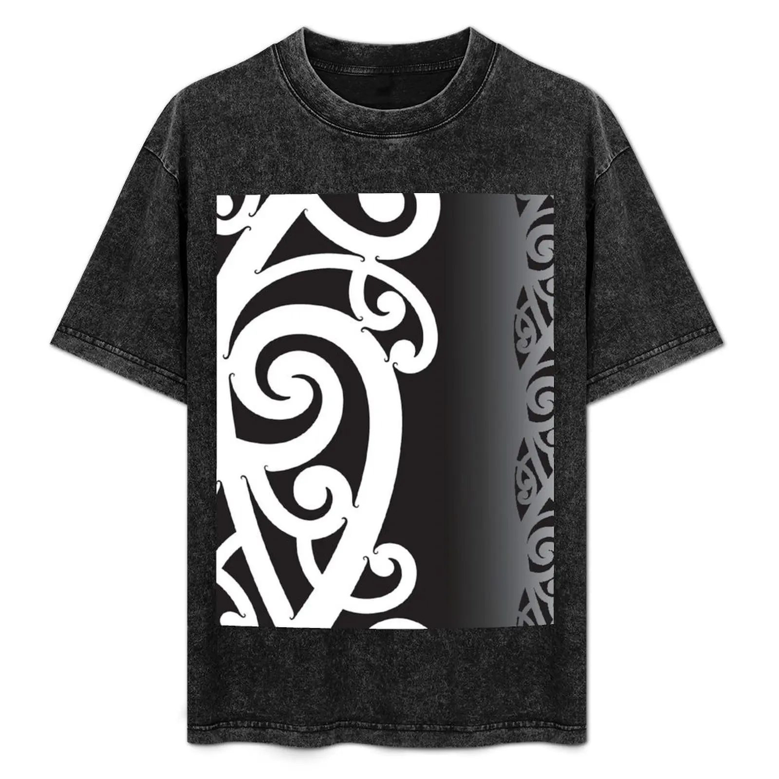 Black and White Layered Māori Koru Design T-Shirt Summer Fashion Casual Tee Shirt
Black and White Layered Māori Koru Design T-Shirt Summer Fashion Casual Tee Shirt