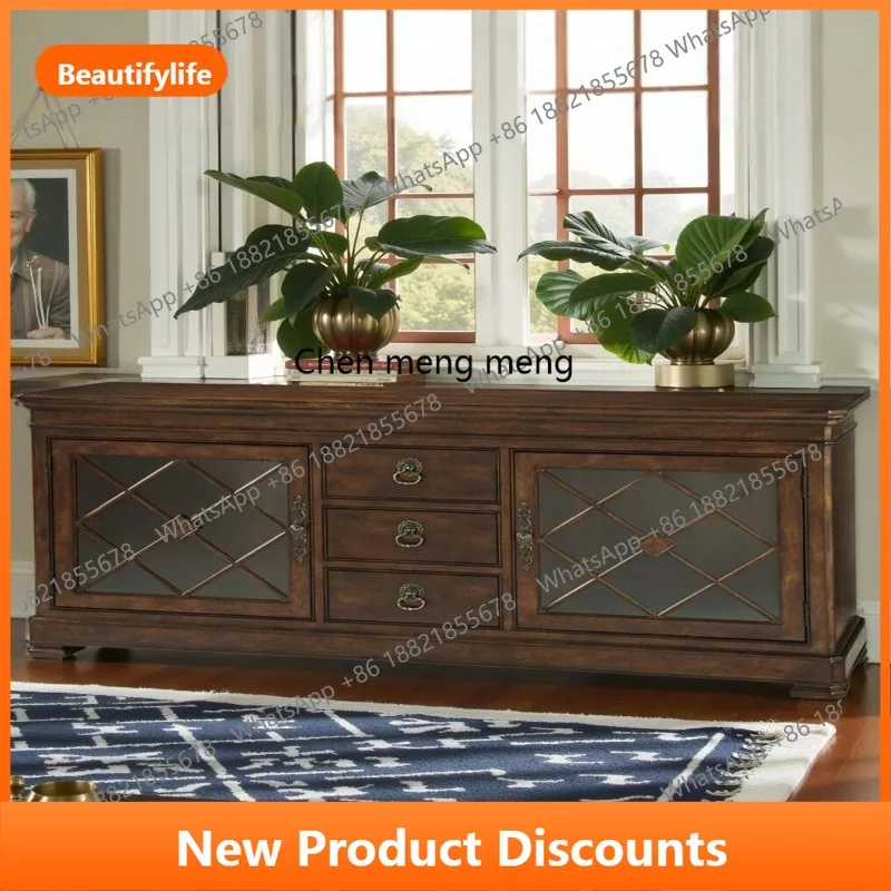 b06 Retro and old floor cabinets, living room video cabinets, classic American country mahogany solid wood TV cabinets
b06 Retro and old floor cabinets, living room video cabinets, classic American country mahogany solid wood TV cabinets