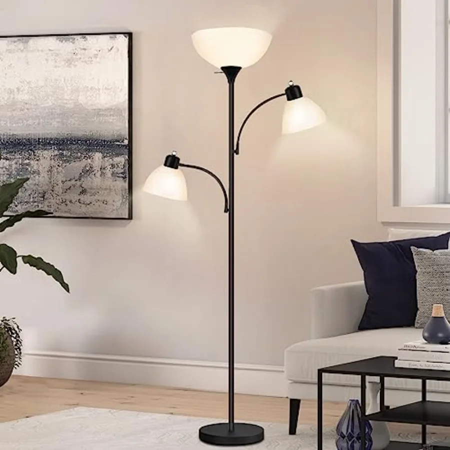 Floor Lamps for Living Room 72" Tall Torchiere Floor Lamp with 8W Adjustable Reading Lights Industrial Lamps for Living Room Be
Floor Lamps for Living Room 72" Tall Torchiere Floor Lamp with 8W Adjustable Reading Lights Industrial Lamps for Living Room Be