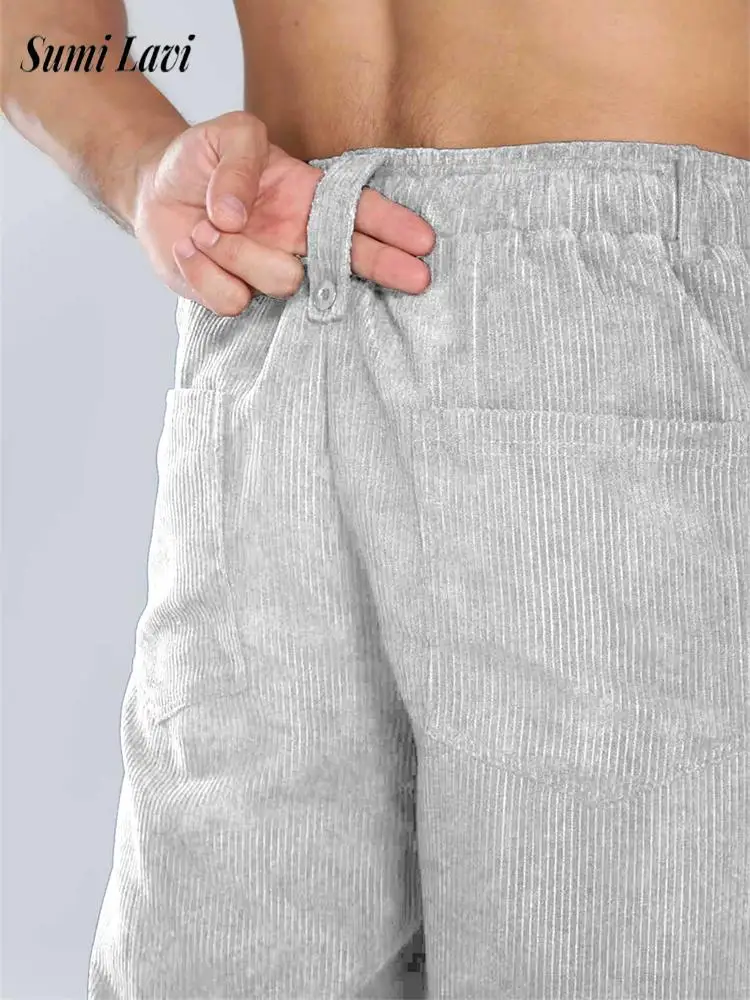 Streetwear Fashion Mens Texture Pants 2025 Autumn Outdoor Casual Solid Color Corduroy Pants Men Stylish Loose Straight Trousers
Streetwear Fashion Mens Texture Pants 2025 Autumn Outdoor Casual Solid Color Corduroy Pants Men Stylish Loose Straight Trousers