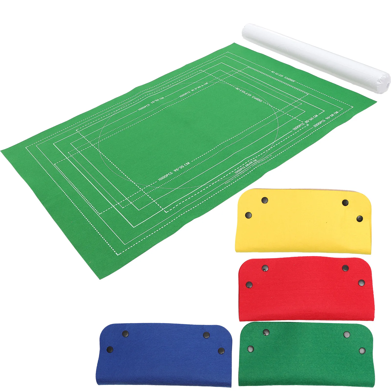 1Set 2000 Pieces Puzzle Storage Mat Jigsaw Roll Up Felt Blanket with Inflatable Tube Green for Easy Sorting and Securing
1Set 2000 Pieces Puzzle Storage Mat Jigsaw Roll Up Felt Blanket with Inflatable Tube Green for Easy Sorting and Securing