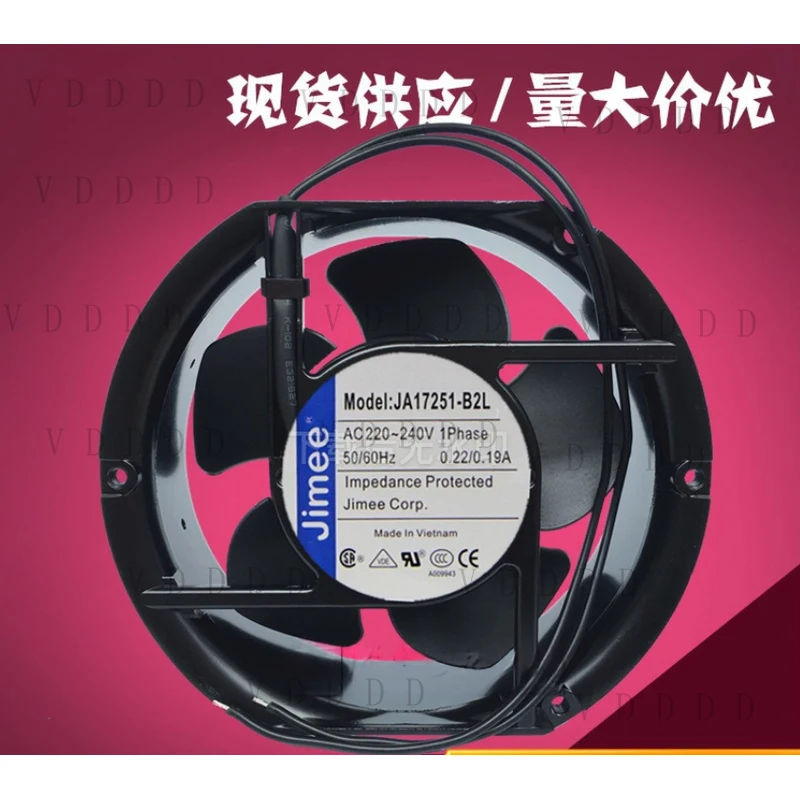 LL for 1PCS JIMEE JA17251-B2L AC220-240V 0.22-0.19A 2-wire cooling fan
LL for 1PCS JIMEE JA17251-B2L AC220-240V 0.22-0.19A 2-wire cooling fan