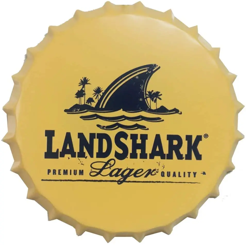 Landshark Decorative Bottle Caps Metal Tin Signs Cafe Beer Bar Decoration Plat 13.8" Inches Wall Art Plaque
Landshark Decorative Bottle Caps Metal Tin Signs Cafe Beer Bar Decoration Plat 13.8" Inches Wall Art Plaque