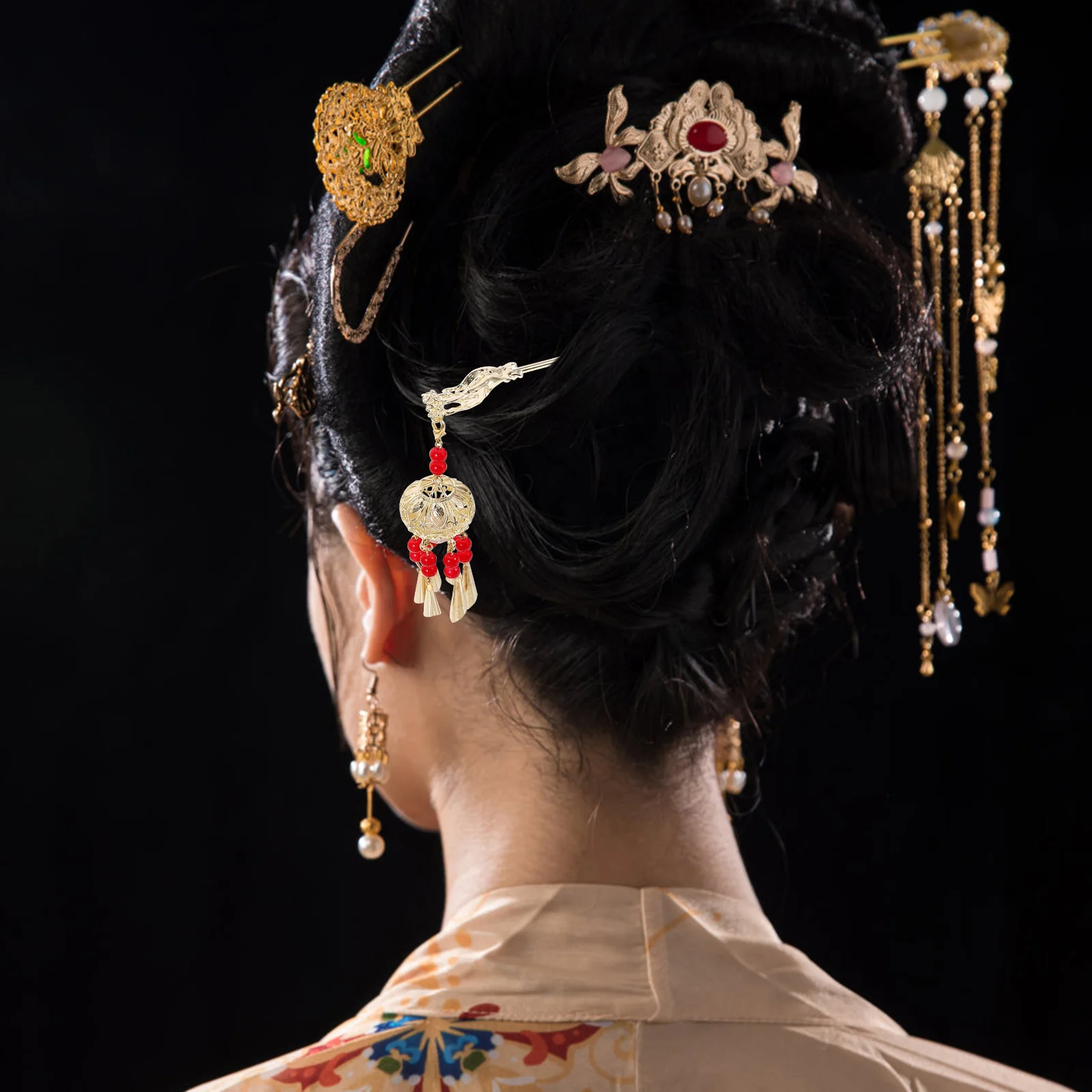 Glow Hair Stick Lantern Dangle Tassel Vintage Style Hairpin for Weddings Parties Hanfu Hair Chopsticks Accessories
Glow Hair Stick Lantern Dangle Tassel Vintage Style Hairpin for Weddings Parties Hanfu Hair Chopsticks Accessories