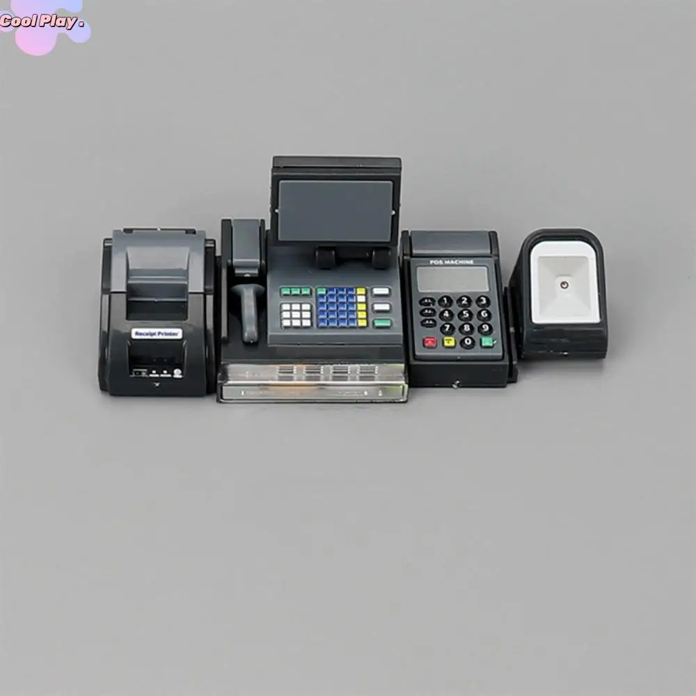 Mini Doll House Cash Register 1:6/1:12 Scale Black Gray Miniature Cash Register Funny DIY Mini Supermarket Store Card Machine
Mini Doll House Cash Register 1:6/1:12 Scale Black Gray Miniature Cash Register Funny DIY Mini Supermarket Store Card Machine