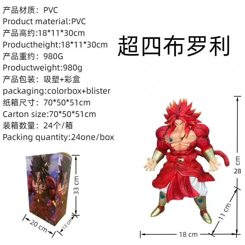 В наличии: Фигурка Броли Супер Сайян 4 из Dragon Ball, статуэтка из ПВХ, настольное украшение, коллекционная модель для фанатов аниме, модная игрушка
В наличии: Фигурка Броли Супер Сайян 4 из Dragon Ball, статуэтка из ПВХ, настольное украшение, коллекционная модель для фанатов аниме, модная игрушка