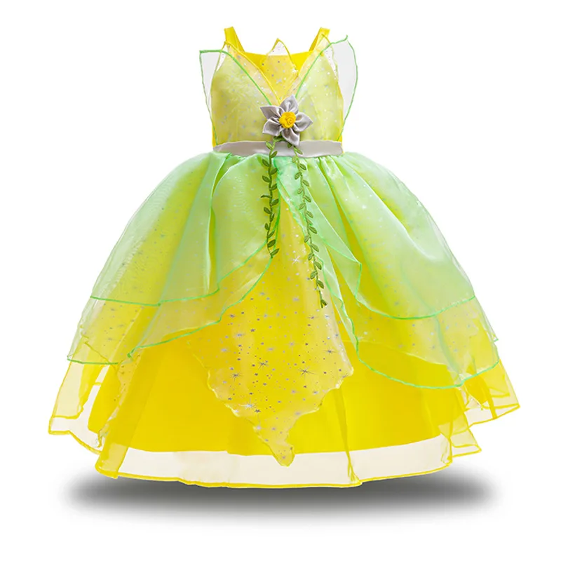 Halloween Apparel Toddler Birthday Party Green Dress Children's Day Tiana Inspired Delicate Princess Frock Girls Fairy Tale Gown
Halloween Apparel Toddler Birthday Party Green Dress Children's Day Tiana Inspired Delicate Princess Frock Girls Fairy Tale Gown
