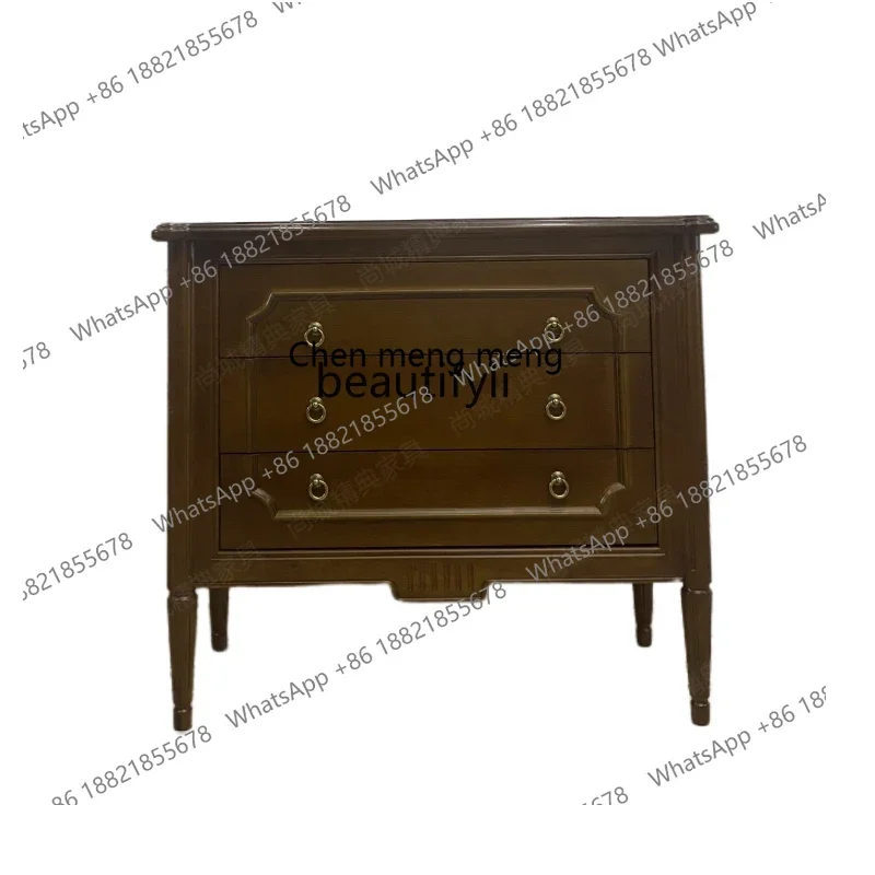 cc182French light luxury retro bedside table simple storage cabinet bed and breakfast solid wood storage bedside cabinet comple
cc182French light luxury retro bedside table simple storage cabinet bed and breakfast solid wood storage bedside cabinet comple
