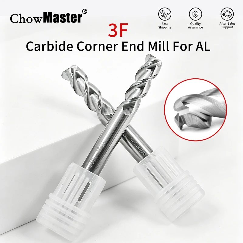 3F Carbide Corner Radius End Mill Uncoated Tungsten Carbide Milling Cutter for Aluminum R0.2 R0.5 R1 1-12mm CNC Endmills
3F Carbide Corner Radius End Mill Uncoated Tungsten Carbide Milling Cutter for Aluminum R0.2 R0.5 R1 1-12mm CNC Endmills
