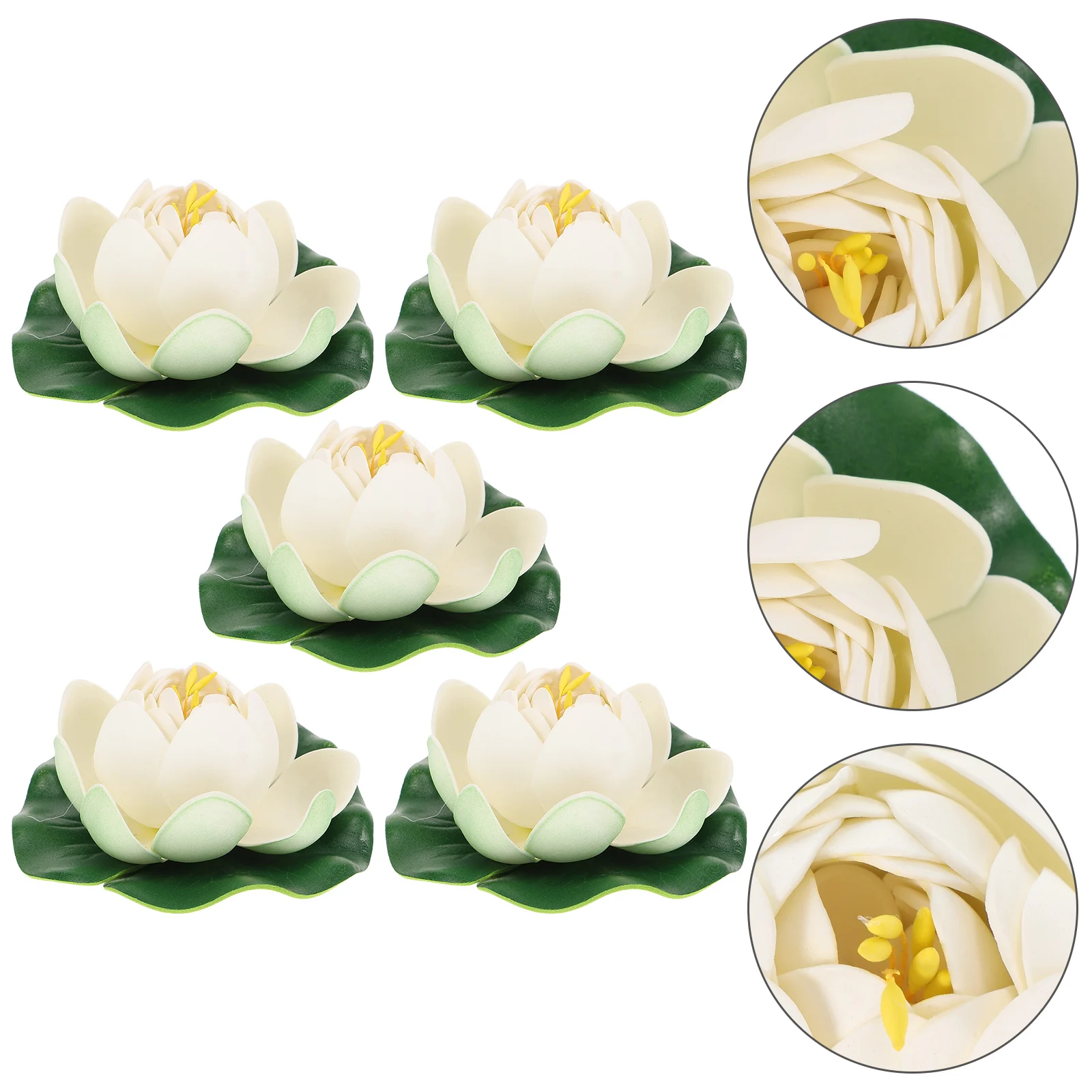 5 Pcs Simulation Decoration Artificial Flower Garden Pond Decors Water Home Flowers Floating for Pool
5 Pcs Simulation Decoration Artificial Flower Garden Pond Decors Water Home Flowers Floating for Pool