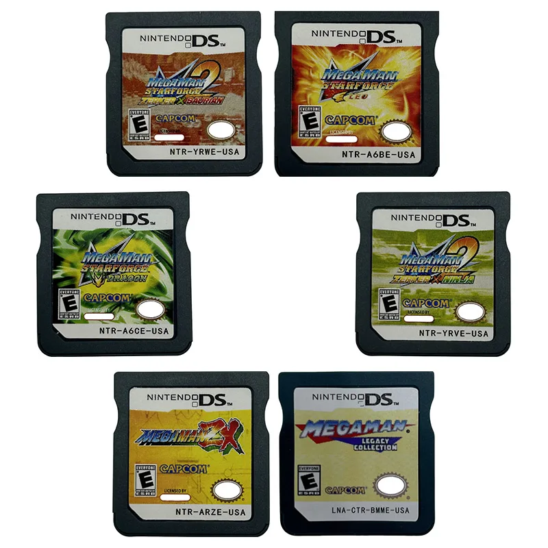 Anime Game Classic Nostalgia NDS Console Cartridge Mega Man Series Star Force Hobby Collection Gifts Toys
Anime Game Classic Nostalgia NDS Console Cartridge Mega Man Series Star Force Hobby Collection Gifts Toys