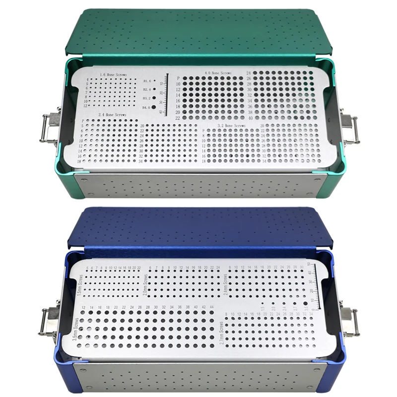 1.5/2.0/2.4/2.7/3.5mm Screw Disinfection Box Orthopedic Screw Sterilization Box Container Veterinary Orthopedic Instruments
1.5/2.0/2.4/2.7/3.5mm Screw Disinfection Box Orthopedic Screw Sterilization Box Container Veterinary Orthopedic Instruments