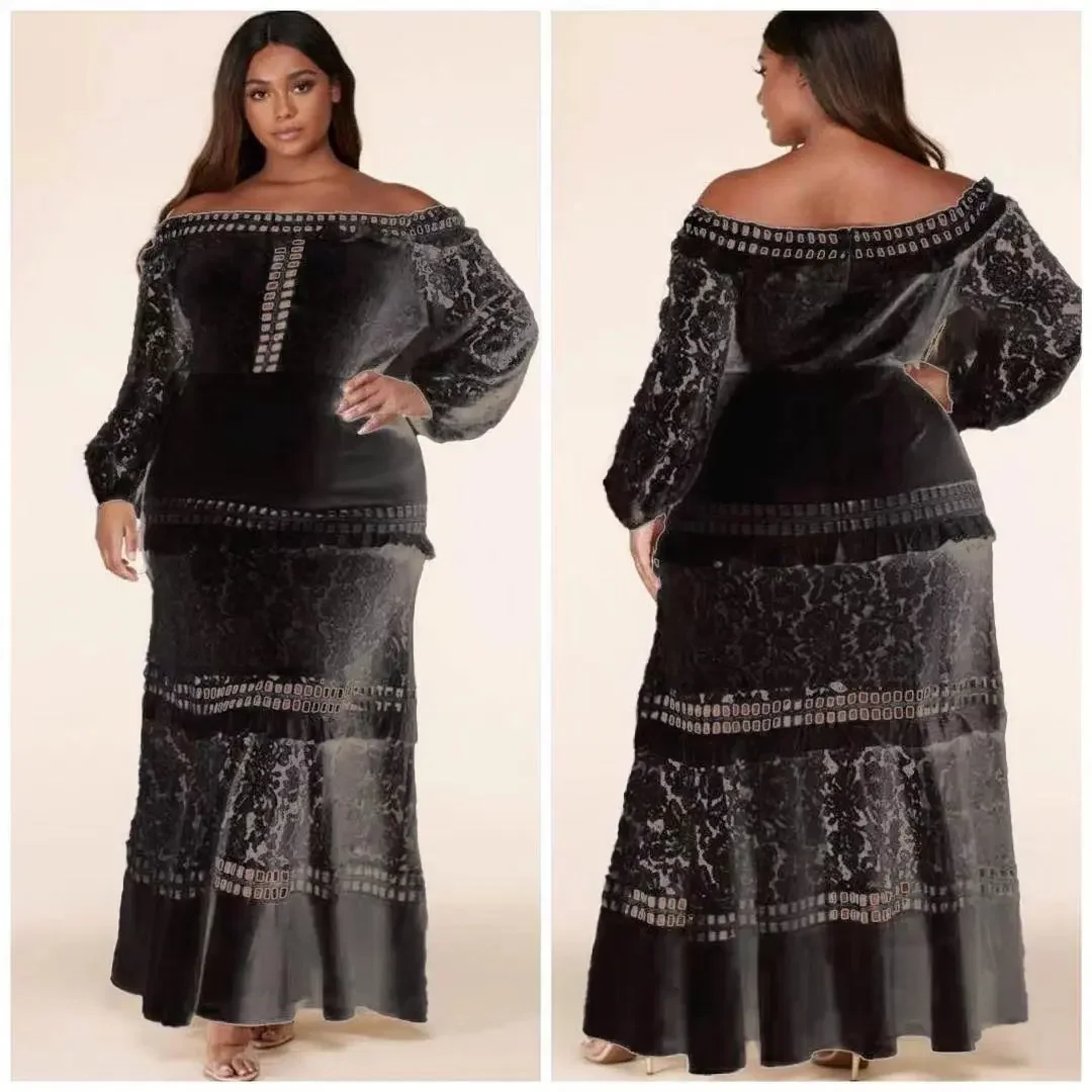 2024 Spring and Summer New European and American Women's Clothing Lace Dress Off-Shoulder Leaf Wedding
2024 Spring and Summer New European and American Women's Clothing Lace Dress Off-Shoulder Leaf Wedding