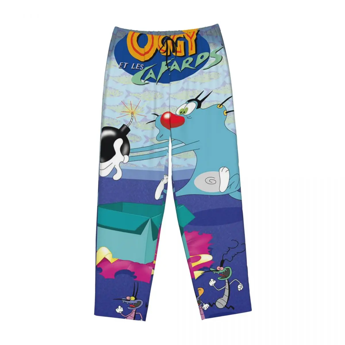 Пользовательские анимации аниме фильм Огги и тараканы женские пижамные штаны гостиная одежда для сна низ с карманами
Пользовательские анимации аниме фильм Огги и тараканы женские пижамные штаны гостиная одежда для сна низ с карманами