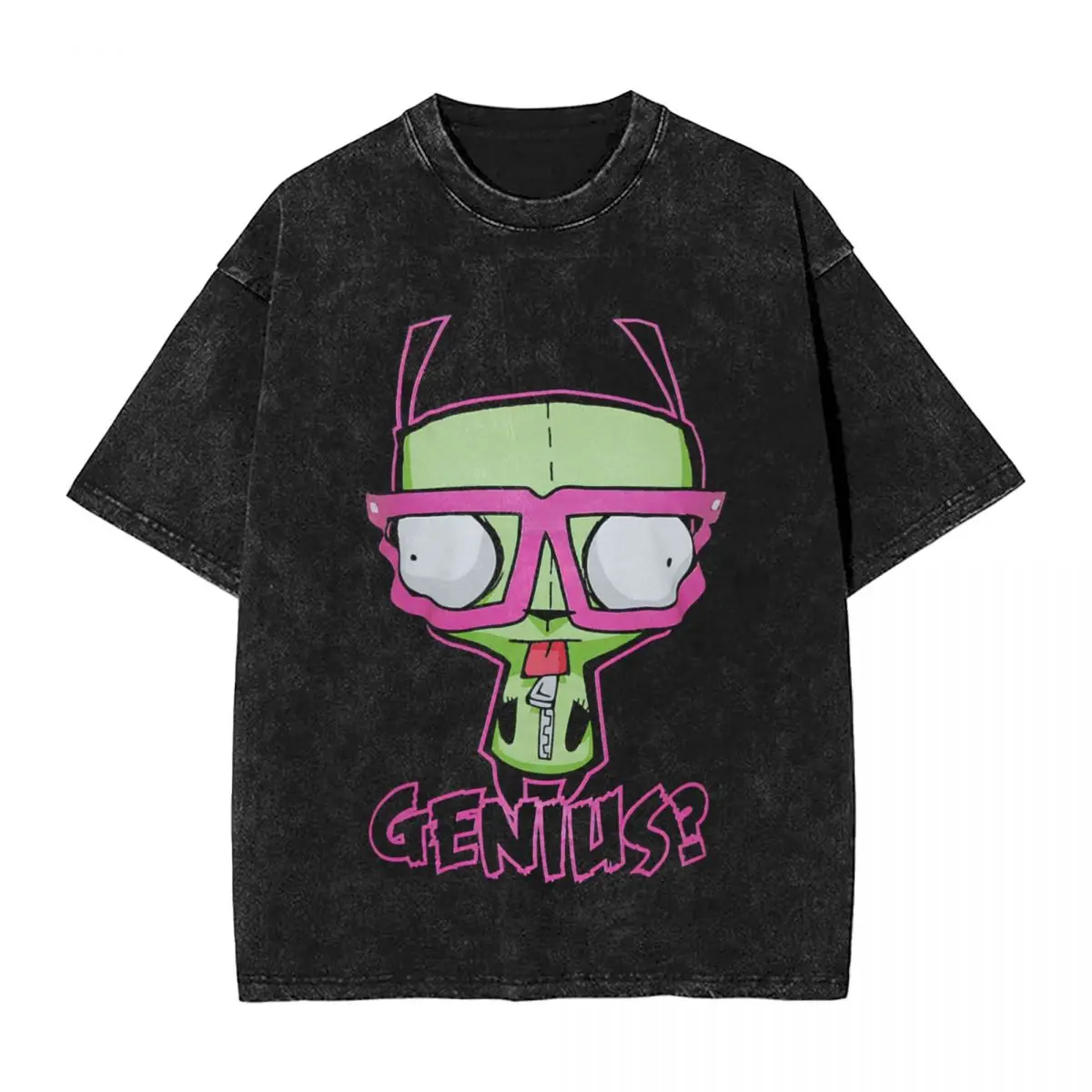 Washed T Shirt Kawaii Invader Zim Hip Hop T-Shirts High Street Streetwear Short Sleeve Summer Tops Tops Tees for Men Women
Washed T Shirt Kawaii Invader Zim Hip Hop T-Shirts High Street Streetwear Short Sleeve Summer Tops Tops Tees for Men Women