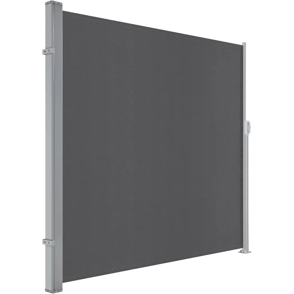Retractable Side Awning with 220g/m² Polyester, Waterproof and UV-Resistant for Patio, Balcony, or Courtyard - Gray
Retractable Side Awning with 220g/m² Polyester, Waterproof and UV-Resistant for Patio, Balcony, or Courtyard - Gray