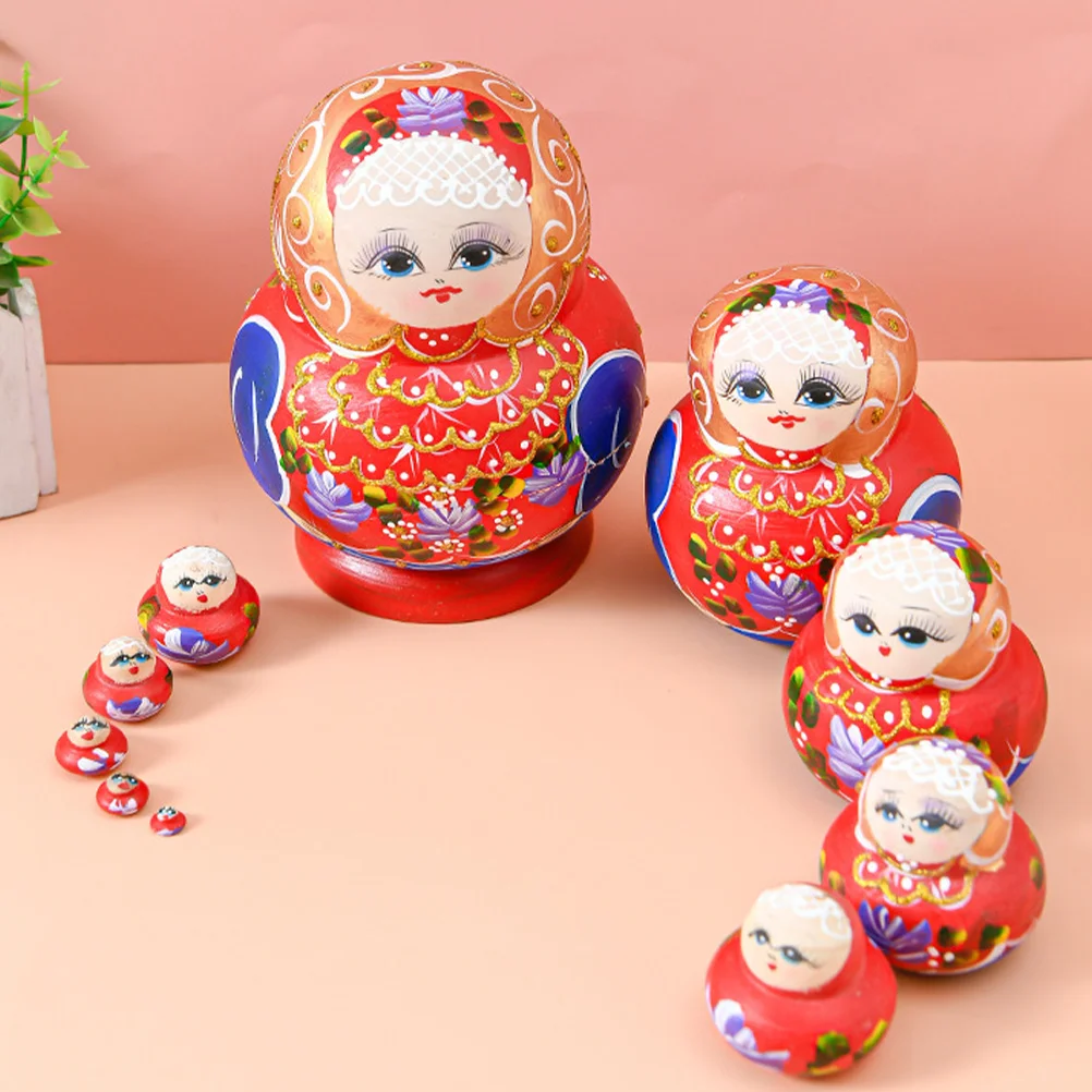 1 set Basswood Matryoshka Hand Painted Nesting Kids Toy Safe Decor Home Storage Craft Fun Figure Accessories Russian Art
1 set Basswood Matryoshka Hand Painted Nesting Kids Toy Safe Decor Home Storage Craft Fun Figure Accessories Russian Art