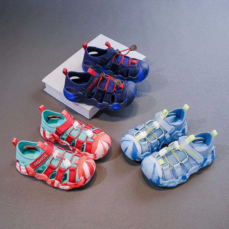Kids'Casual Shoes Multicolor PU Leather Versatile Fashion Summer Sandals For Children Anti-slip Breathable Blue Size 23-37
Kids'Casual Shoes Multicolor PU Leather Versatile Fashion Summer Sandals For Children Anti-slip Breathable Blue Size 23-37