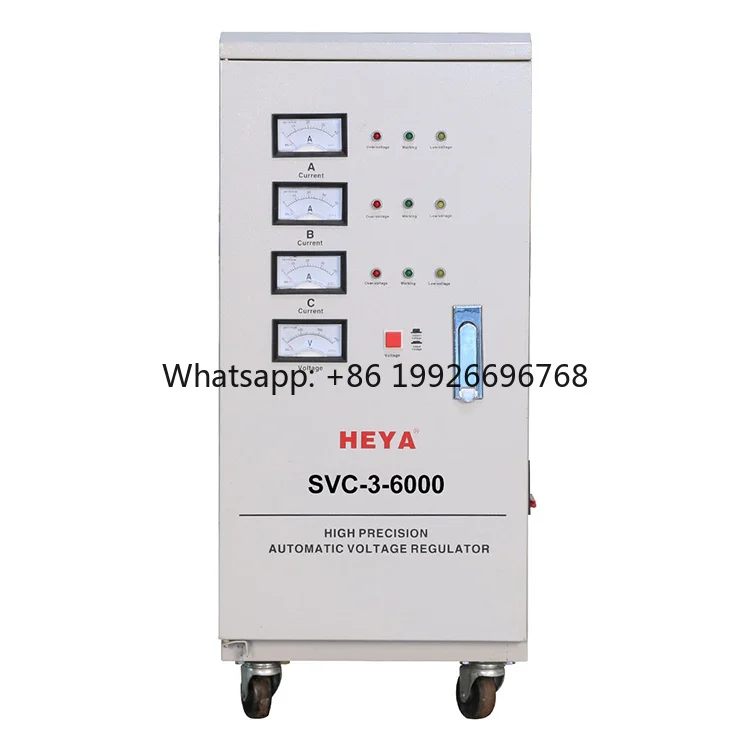 Factory Servo Motor Type 9KVA Three Phase 380V AC Power Voltage Automatic Regulators Stabilizers Stabilisateur Analogue Display
Factory Servo Motor Type 9KVA Three Phase 380V AC Power Voltage Automatic Regulators Stabilizers Stabilisateur Analogue Display