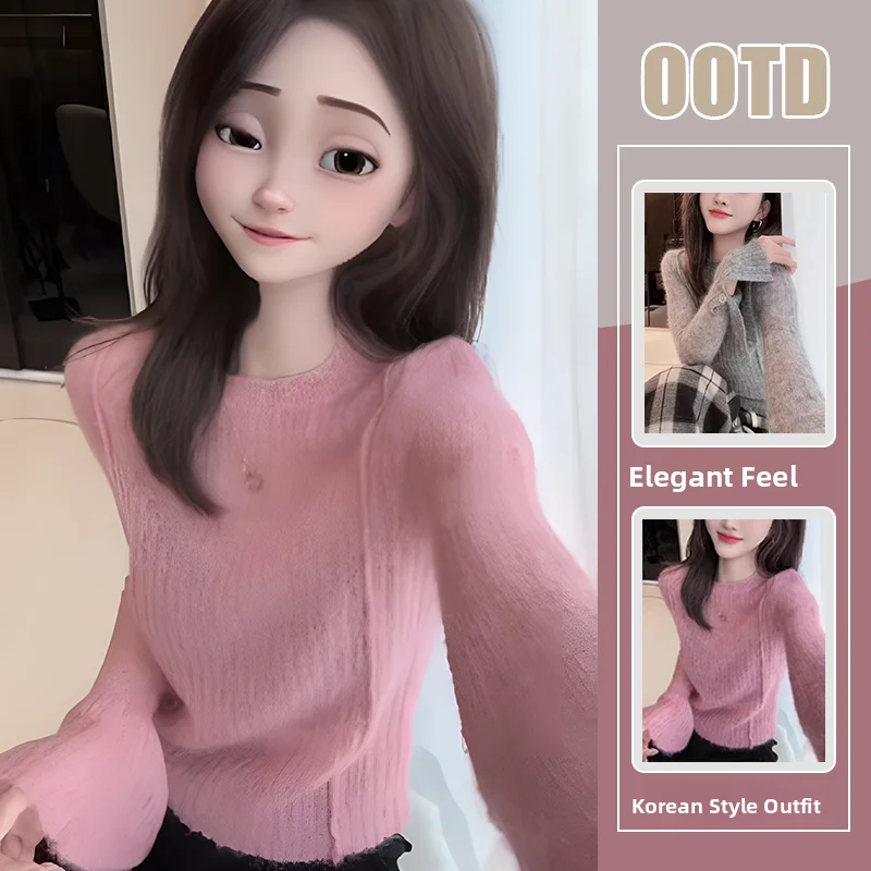 Pink V-Neck Knitted Open Cardigan Women's Long Sleeve Fashionable Design Spring Autumn Korean Style Printed Knitted Sweater
Pink V-Neck Knitted Open Cardigan Women's Long Sleeve Fashionable Design Spring Autumn Korean Style Printed Knitted Sweater