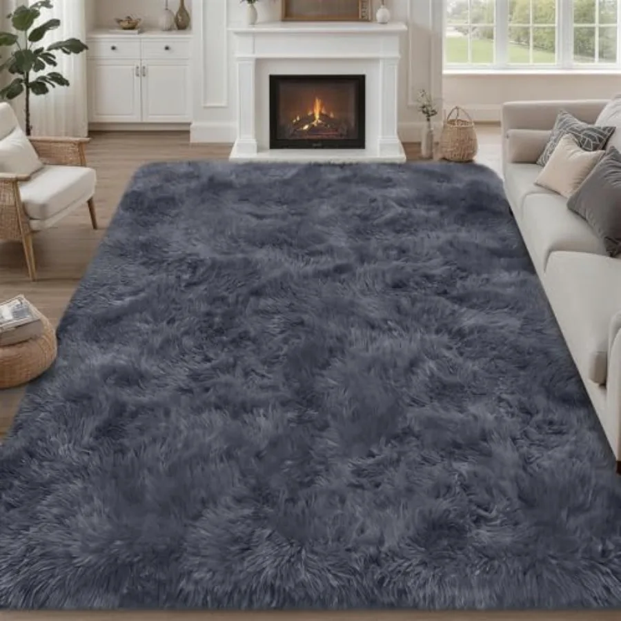 Fluffy Area Rugs 9x12 for Living Room Bedroom: Ultra Soft Shag Rug in Grey, Non-Slip Non-Shedding Fuzzy Plush Indoor Carpet for
Fluffy Area Rugs 9x12 for Living Room Bedroom: Ultra Soft Shag Rug in Grey, Non-Slip Non-Shedding Fuzzy Plush Indoor Carpet for