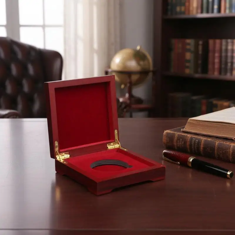 Wooden Coin Storage Box Display Case Commemoratives Coins Protection Box Coin Holder For Coins Awards Medals
Wooden Coin Storage Box Display Case Commemoratives Coins Protection Box Coin Holder For Coins Awards Medals