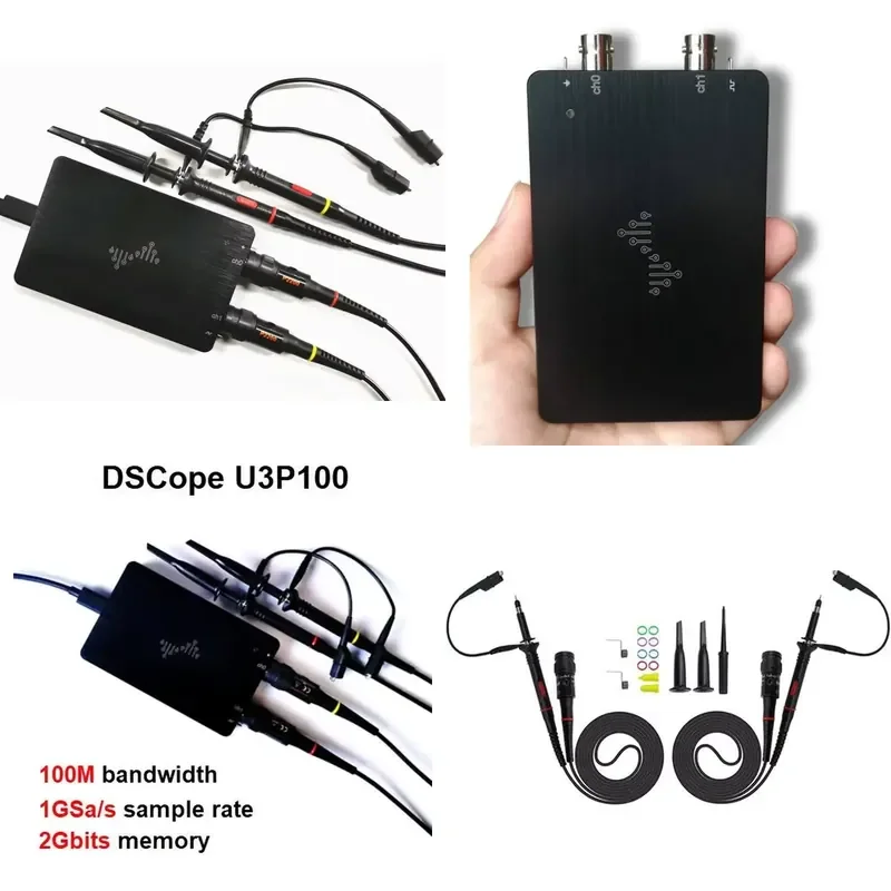 2026 Hot saleDSCope U3P100 1G Sa/s 100MHz Bandwidth Oscilloscope Usb Dual Sampling Rate DSCope U3P100 Oscilloscope
2026 Hot saleDSCope U3P100 1G Sa/s 100MHz Bandwidth Oscilloscope Usb Dual Sampling Rate DSCope U3P100 Oscilloscope