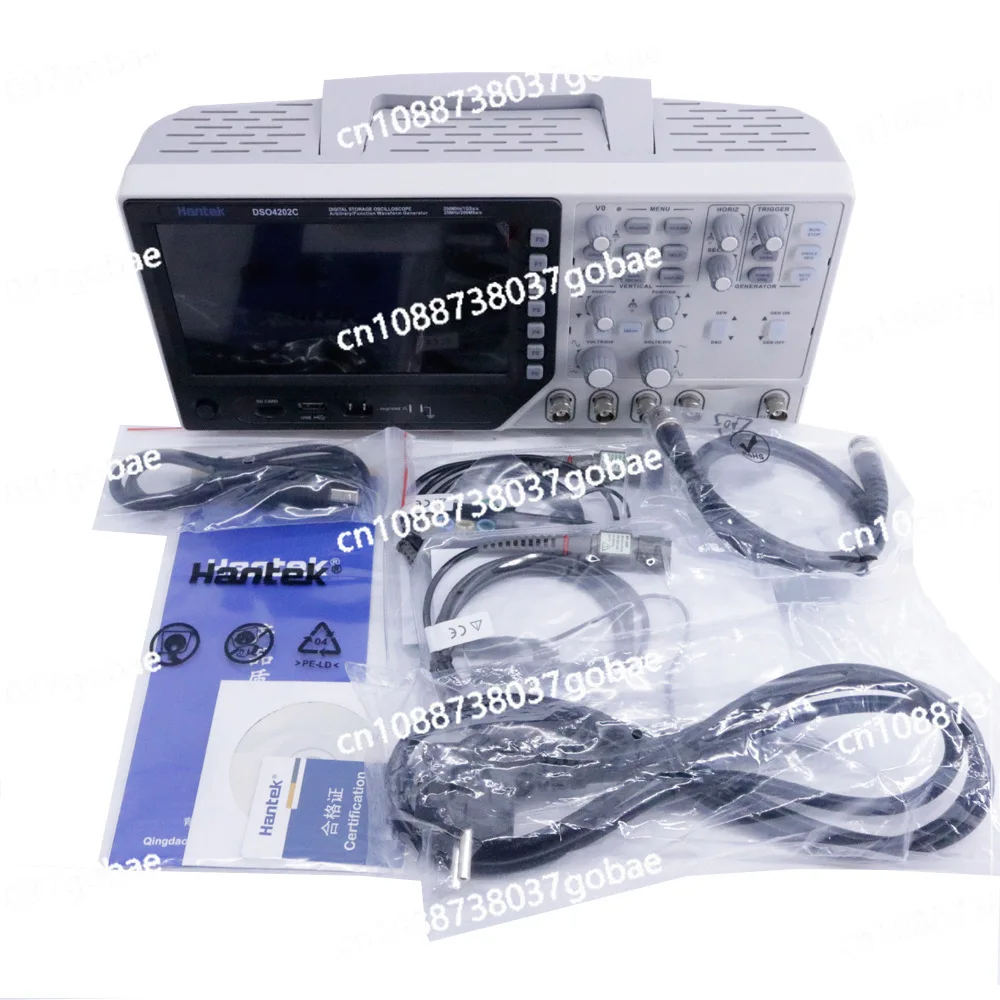 Hantek DSO4202C Многофункциональный 2-канальный цифровой осциллограф 1-канальный генератор сигналов произвольной/функциональной формы
Hantek DSO4202C Многофункциональный 2-канальный цифровой осциллограф 1-канальный генератор сигналов произвольной/функциональной формы